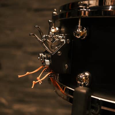 Pearl DC1465S/C Dennis Chambers 14x6.5" Signature Snare Drum - Matte Black with Chrome Hardware image 8