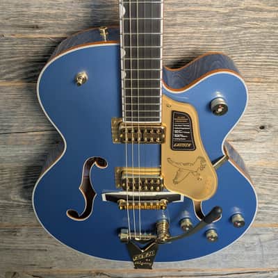 Gretsch Falcon Hollow Body w/String-Thru Bigsby - Cerulean Smoke image 4