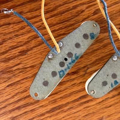 1966 Fender Stratocaster Pickups - Grey Bottoms image 2