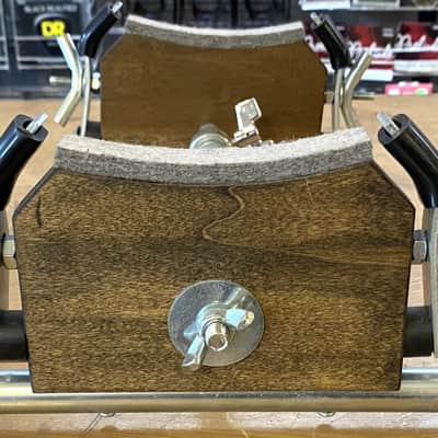 Danmar TKR1035 Walnut Floor Tom/Kick Drum Riser image 5