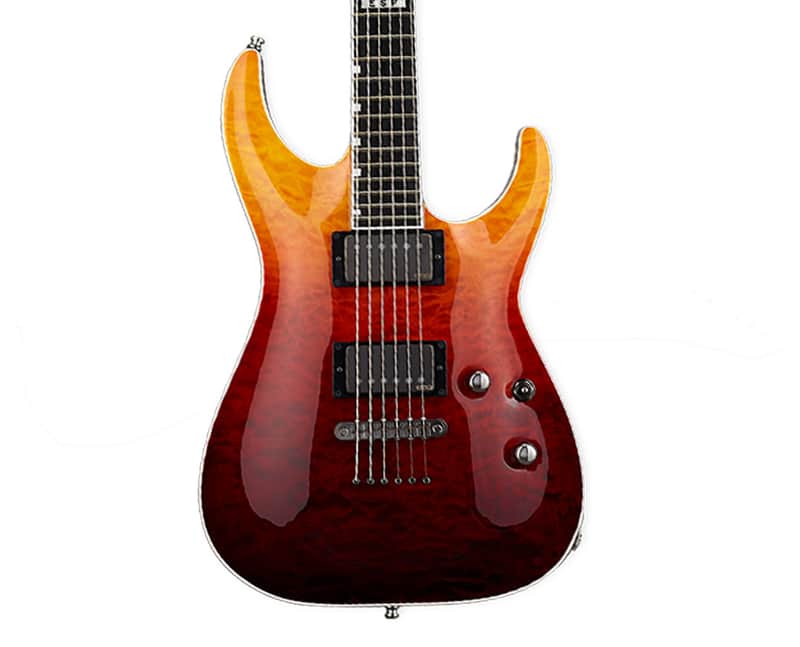 ESP E-II Horizon NT-II Electric Guitar - Tiger Eye Amber Fade - B-Stock image 1