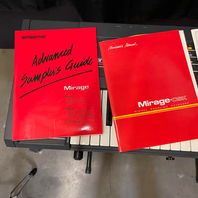 Ensoniq Mirage DSK-1 Digital Sampling Keyboard (red stripe) 1986 - Black image 6