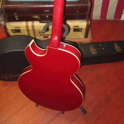 1998 Gibson ES-135 Semi-Hollowbody w/ '70s Mini Humbuckers Red w/ Original Case image 7