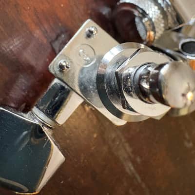 Schaller M6 2 Pin 3 Left 3 Right John 5 Robben Ford Esprit Flame D’Aquisto Locking Tuners 2010 - Chrome image 4