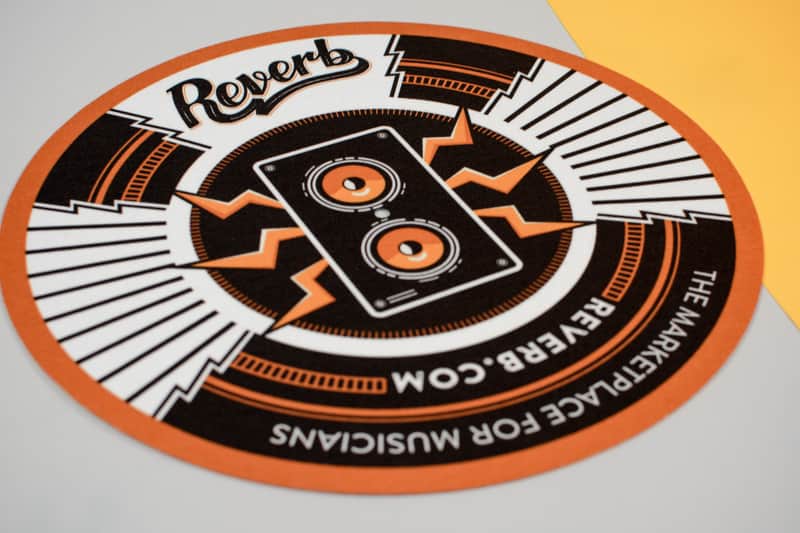 Reverb Slip Mat - Orange/Black image 1