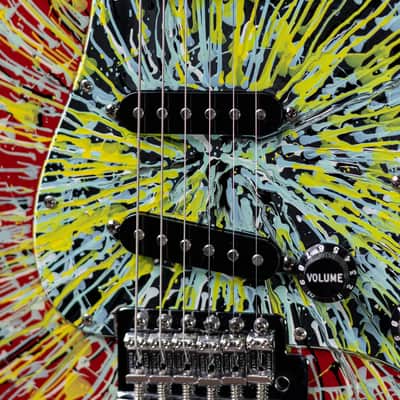 2003 Fender Special Edition Splatter Stratocaster Electric Guitar - Dakota Red with Gig Bag - Used image 9