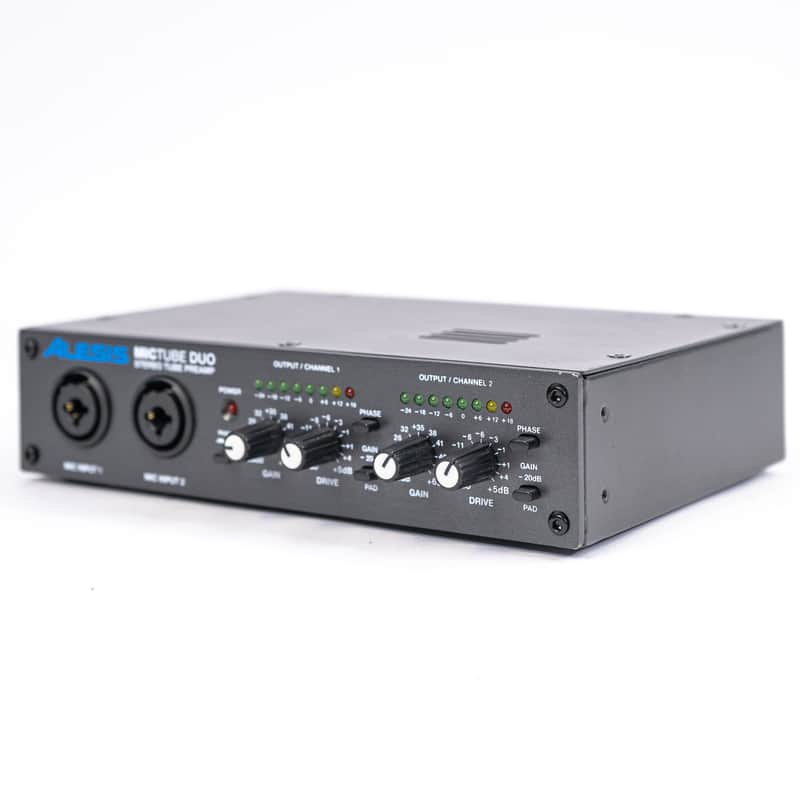 Alesis MicTube Duo - Tube-Based Microphone Preamplifier with Power