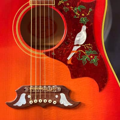 Rare Gibson Custom Shop 1960’s Dove 2012 Vintage Cherry Burst Collectors Grade image 2