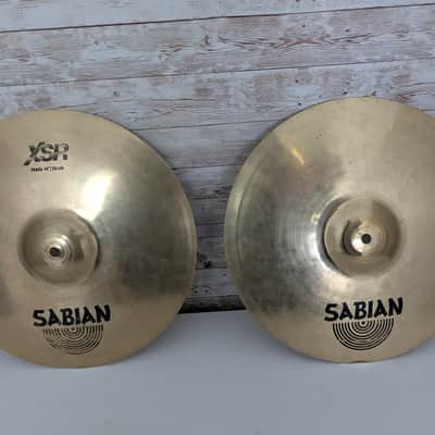 Used Sabian 14" XSR Hi-Hat Cymbals (Pair) image 1