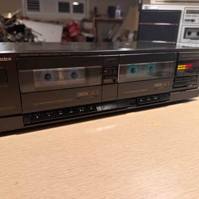 Technics RS-T19 Double Cassette Deck Play & Record - New Belts Works Great Rare! image 4