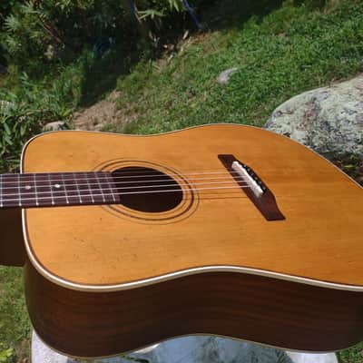 Hofner Dreadnought 1970's-80s - Natural mahogany image 3