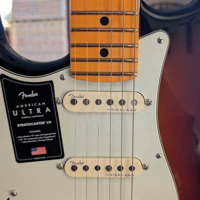 Fender American Ultra Stratocaster LEFT HAND 2021-2023 - 3 Color Sunburst image 6