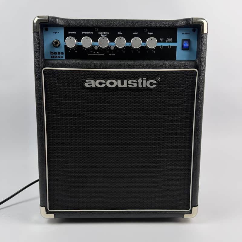 Acoustic B25C 25W 1x8 Bass Combo Amp with Overdrive, Aux & Headphone Out image 1