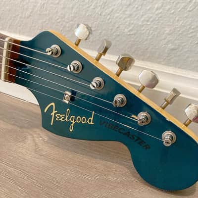 Fender Squier Jaguar - Lake Placid Blue/Sherwood Green John