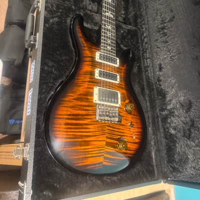 PRS Studio 10-Top 2023 - Black Gold flame image 9