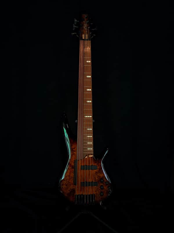 Ibanez SRAS7-DEB Bass Workshop Hybrid Fretless Soundgear