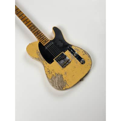 Fender CUSTOM SHOP LTD 53 TELE SUPER HEAVY RELIC - AGED NATURAL BLONDE 2024 - Super heavy relic Aged natural blonde image 3
