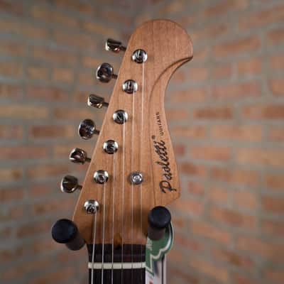Paoletti Nancy Loft SH “Relic White Over Sunburst” Handcrafted Italian Reclaimed Chestnut Roasted Maple image 11