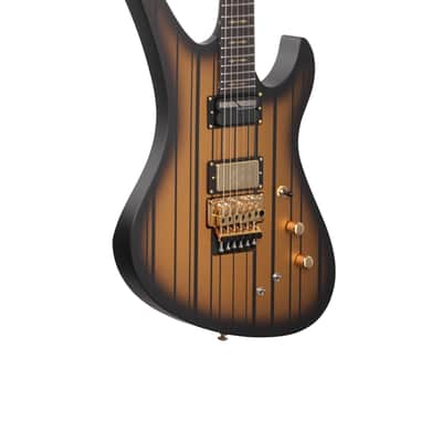 Schecter Synyster Gates Custom S Electric Guitar Satin Goldburst image 9