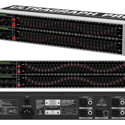 BEHRINGER FBQ3102HD ULTRAGRAPH-PRO EQUALIZZATORE 31 BANDE STEREO RILEVATORE FEEDBACK AMPLIFICATORI OPERAZIONALI BASSO RUMORE 4580 image 3