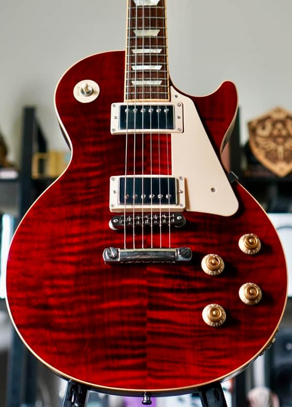 7.4lb! Gibson Les Paul Standard Plus Wine Red 2007 image 1