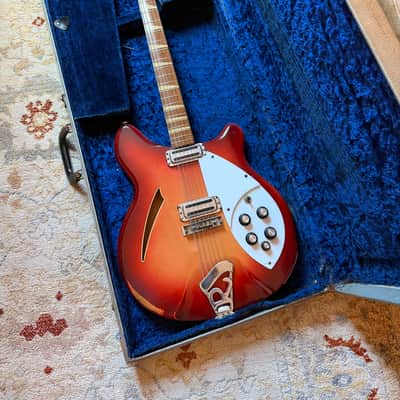 1965 Rickenbacker 360/12 Fireglo, Original Toaster Pickups, OHSC image 3