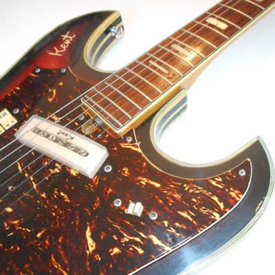KENT (Kawai/Teisco) Model 740 Guitar 1967 Vintage Sunburst [SolidBody] image 5