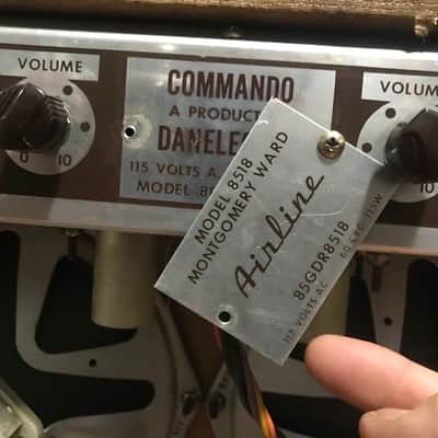 Danelectro Commando 1958 blonde image 3