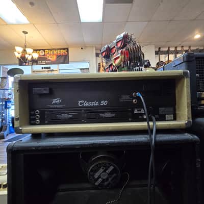 Peavey Classic 50 Tube 50-Watt Guitar Head 1990s - Tweed image 7