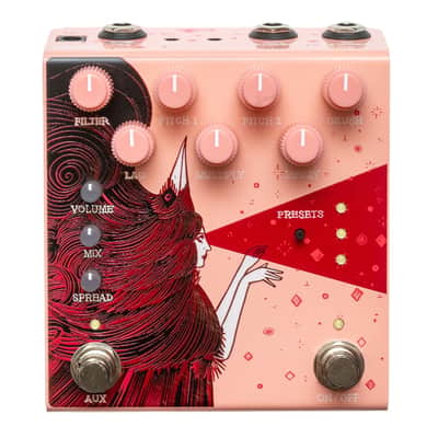 Old Bood Noise Endeavors Dark Star V3 Stereo Reverb Pedal - Pink image 1
