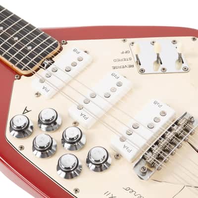 Vintage Vox Phantom XII Stereo 12-String Red 1960's image 7