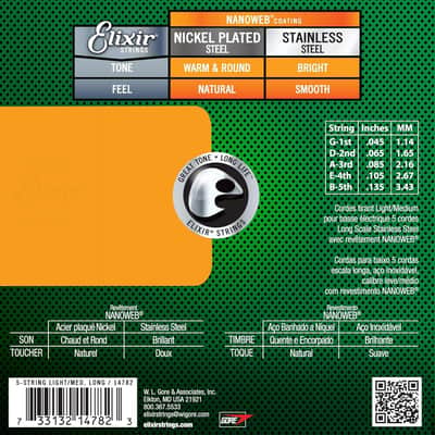 Elixir Strings Bass Guitar Strings (14782) image 2