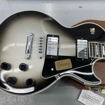 Gibson Les Paul Custom 2017 SilverBurst Custom Shop Case COA Papers Goodies American Made in USA_245 image 10