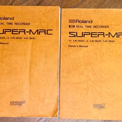 Roland Owner's manual Super-MRC for MC500MKII / MC-500 / MC-300 1980's