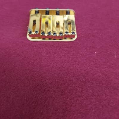 Jerman Four String Electric Mandolin Hard Tail Brass  Bridge image 1