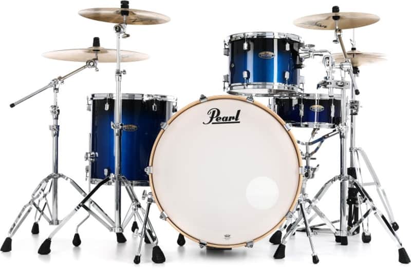 Pearl Decade Maple DMP943XP/C 3-piece Shell Pack - Gloss Kobalt Fade Lacquer (DMP943XPC216d1) image 1