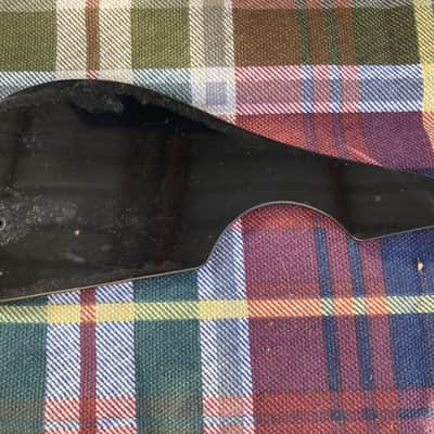 Black Bakelite Vintage 1930s Mandolin Soundhole Pickguard, A image 3