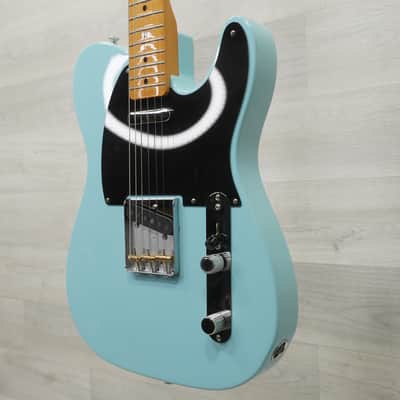 Used Fender Vintera 50s Telecaster Modified Electric Guitar Blue image 14