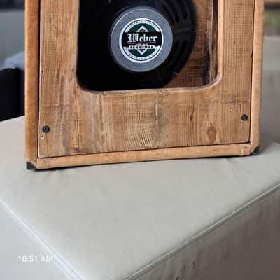 Music Vehicle 80 years old solid pine custom guitar amplifier cabinet image 2