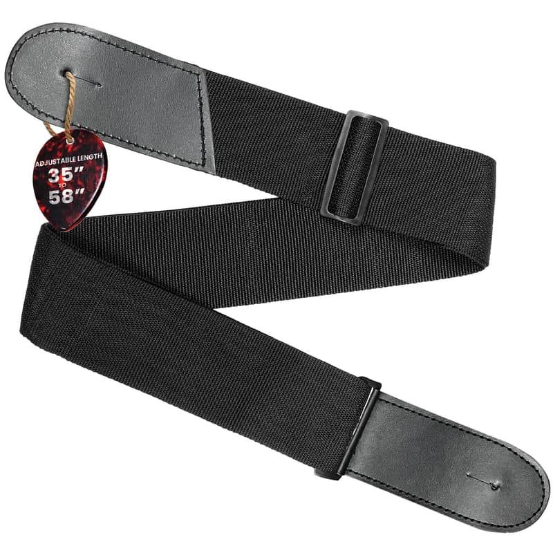 Guitar Strap Replacement Part, Adjustable Non-Slip Strap Used For Electric Guitar Series image 1