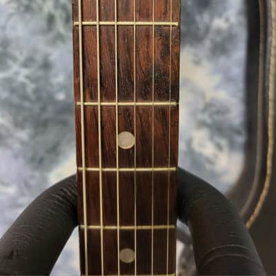 Vintage RARE 1965 Kawai made Prestige Solid Body Dual Pickup Pro Setup New Strings Original Deluxe Soft Shell Case image 7