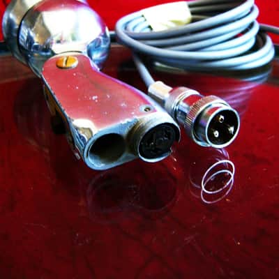 Vintage 1950's Electro-Voice 630 Omnidirectional Dynamic Microphone Hi Z harp mic w cable and RARE baffle 605 636 664 image 16