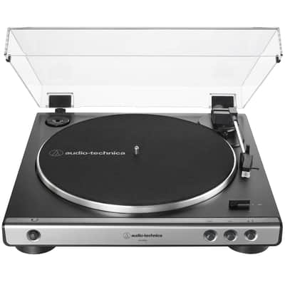 Audio-Technica AT-LP60X-GM Fully Automatic Belt-Drive Turntable, Gun Metal image 10
