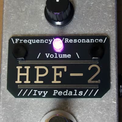 Ivy Pedals HPF-2 analog high-pass filter - Silver/Black 2026 image 1