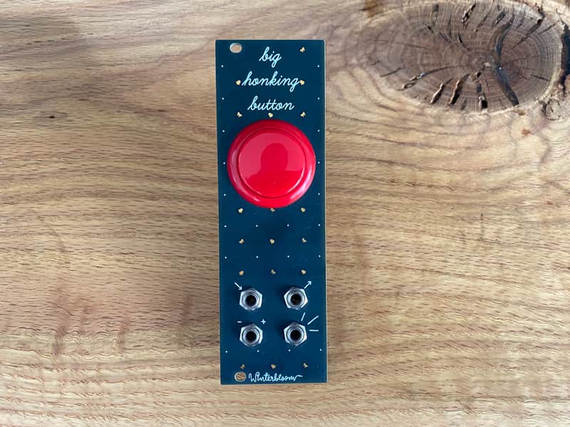 Winterbloom Big Honking Button Black/Red image 1