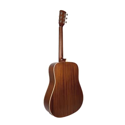 Gold Tone The Dread Acoustic-Electric All Solid Wood Guitar with Bag (Satin Natural) image 3