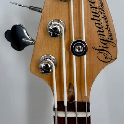 Signature Handmade Custom Basses J-Bass 1980's - White image 3