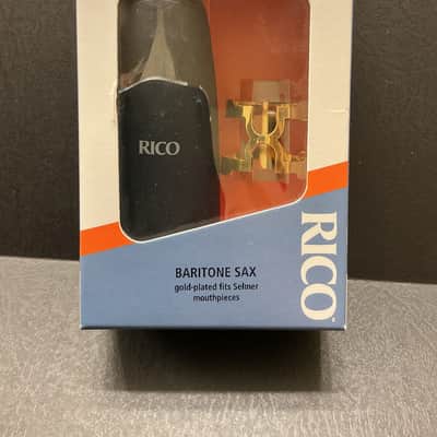 Rico H-Ligature & Cap for Eb Baritone Saxophone Fits Selmer HBS2G image 1