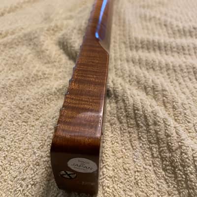 Allparts Roasted Maple Tele Neck Highly Flamed Fender Licensed Telecaster Neck 2019 - Roasted Maple image 2