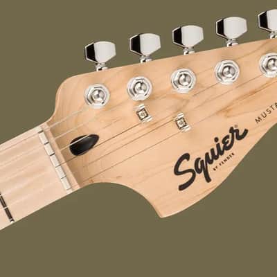 Fender Squier Sonic Mustang Daphne Blue Electric Guitar image 4